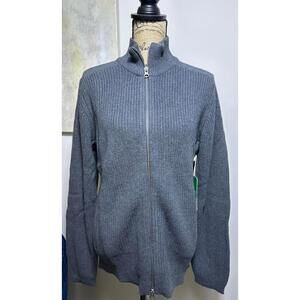 LK Everyday + PACT ORGANICS Men’s Charcoal Modern Knit Zip